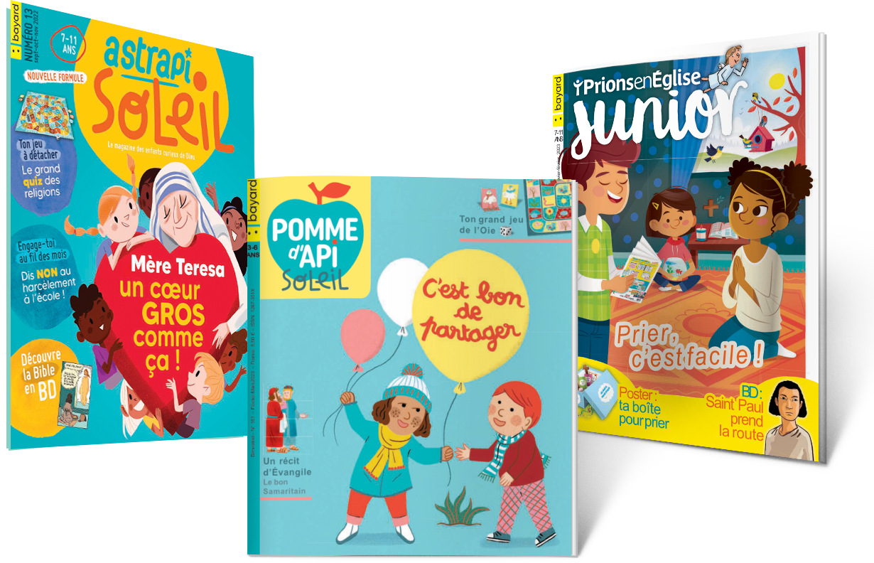 Les couvertures des derniers magazines Curieux de Dieu