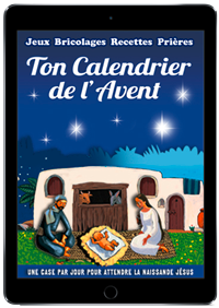 Ton calendrier de l’Avent, une case par jour pour attendre la naissance de Jésus