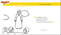 Coloriage : l'ascension de Jésus