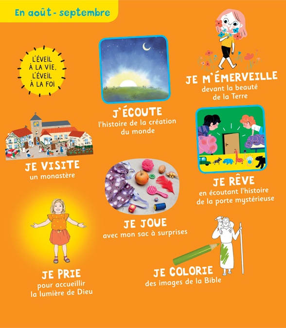 Sommaire du magazine Pomme d'Api Soleil n°140, août-septembre